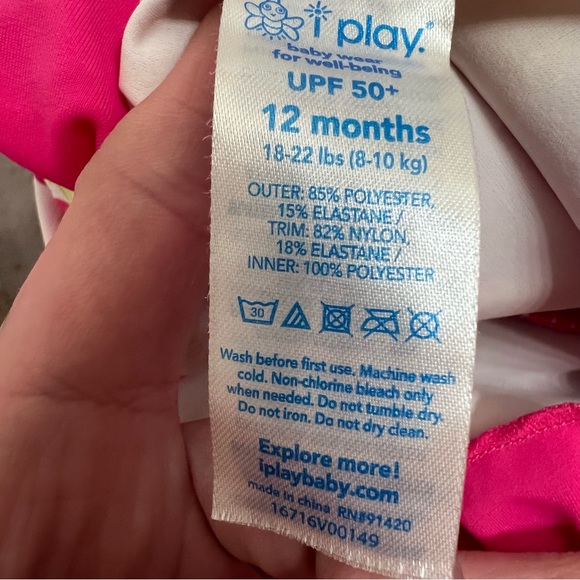 I play UPF 50+ One-Piece Tulip Swimsuit with Built in Swim Diaper - Picture 2 of 10